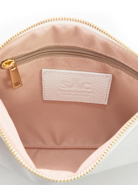 ROBERTA Pochette en cuir Dollar blanc optique - Sacs pour Femme