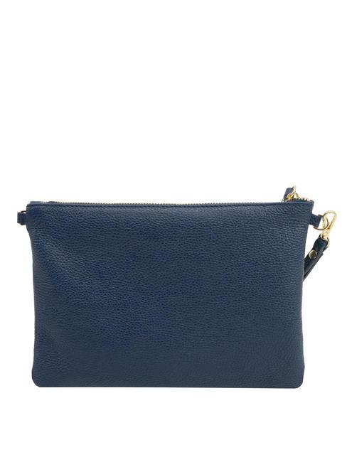 CLAUDIA Pochette Dollar en cuir avec bandoulière jeans - Sacs pour Femme