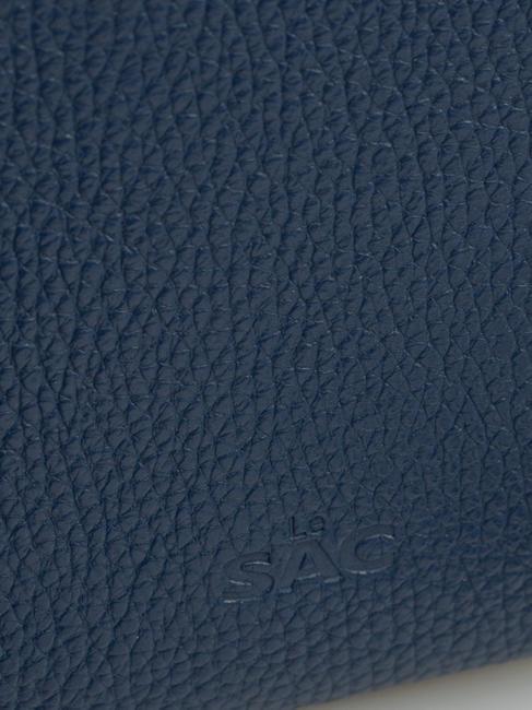 CLAUDIA Pochette Dollar en cuir avec bandoulière jeans - Sacs pour Femme