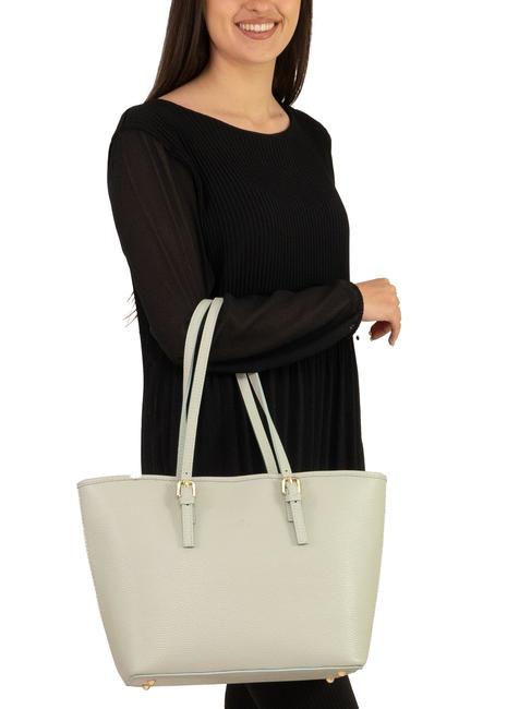 CHIARA Sac cabas en cuir Dollar sarcelle arctique - Sacs pour Femme