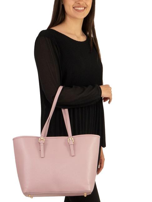 CHIARA Sac cabas en cuir Dollar rose millénaire - Sacs pour Femme