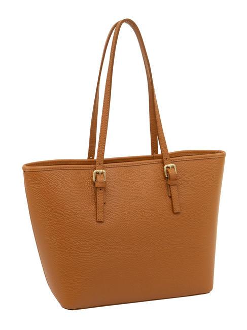 CHIARA Sac cabas en cuir Dollar cuir foncé - Sacs pour Femme