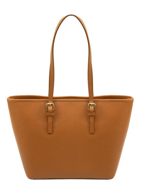 CHIARA Sac cabas en cuir Dollar cuir foncé - Sacs pour Femme