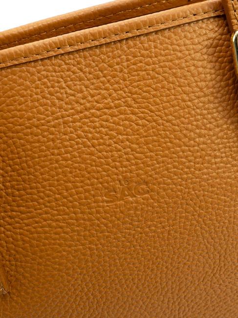 CHIARA Sac cabas en cuir Dollar cuir foncé - Sacs pour Femme