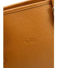 LESAC CHIARA Sac cabas en cuir Dollar cuir foncé - Sacs pour Femme - 6