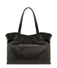 LESAC MARTINA Sac cabas en cuir Dollar noir - Sacs pour Femme - 3