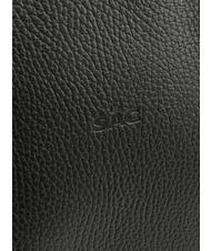 LESAC MARTINA Sac cabas en cuir Dollar noir - Sacs pour Femme - 6