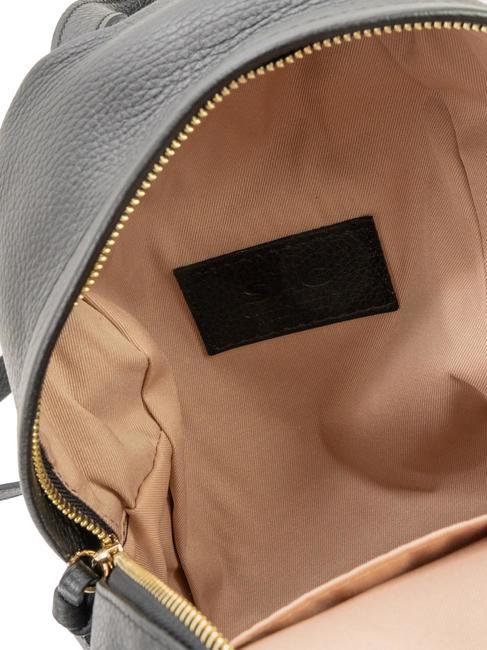 VANESSA Sac à dos en cuir Dollar noir - Sacs pour Femme