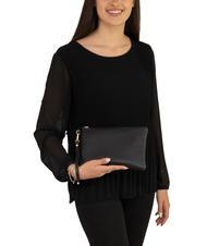 LESAC ROBERTA Pochette en cuir Dollar noir - Sacs pour Femme - 4
