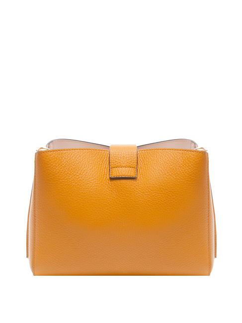ALBA Sac bandouli&egrave;re en cuir martel&eacute; paprika - Sacs pour Femme