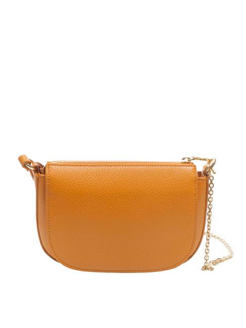ANNE Mini sac bandouli&egrave;re en cuir martel&eacute; paprika - Sacs pour Femme