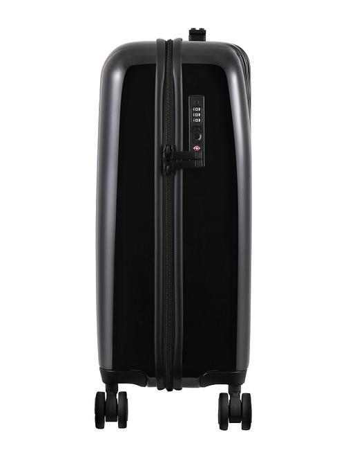 MINIFIGURE Chariot à bagages à main noir jaune - Valises cabine