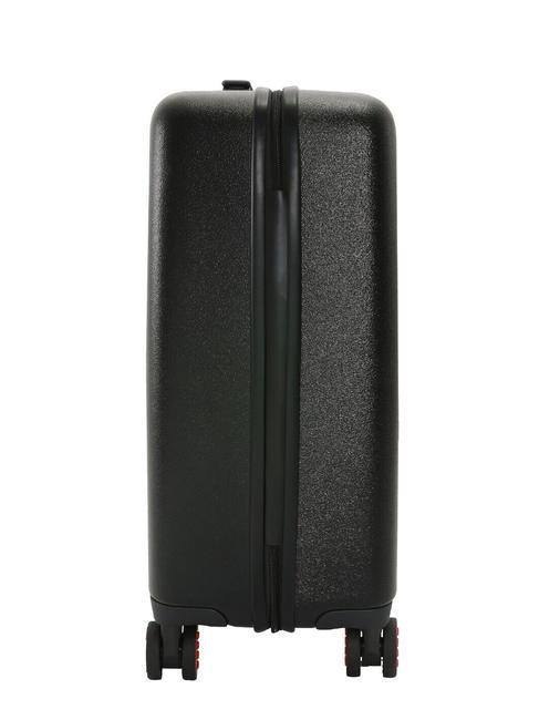 SIGNATURE Chariot à bagages à main noir rouge - Valises cabine