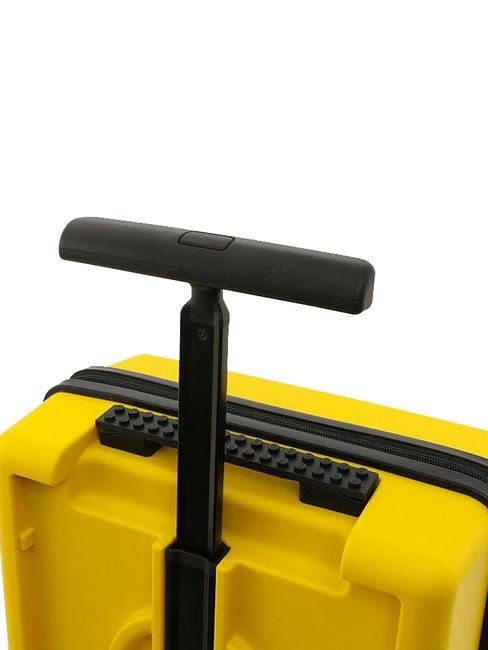 SIGNATURE Chariot &agrave; bagages &agrave; main jaune - Valises cabine