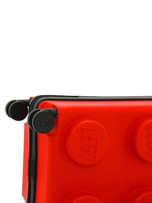 SIGNATURE Chariot &agrave; bagages &agrave; main rouge - Valises cabine