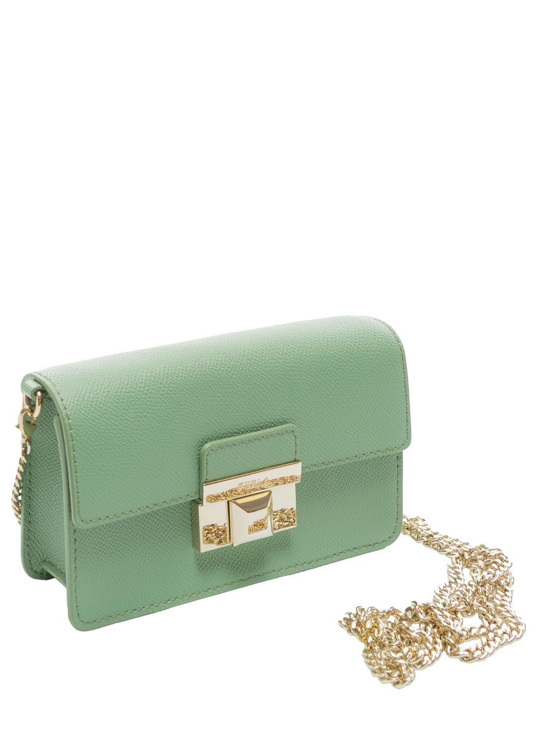 Furla Venere Mini Pochette En Cuir Thym Achetez A Prix Outlet