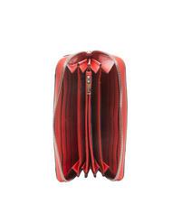 PIQUADRO MUSE Grand portefeuille en cuir zipp&eacute; ROUGE - Portefeuilles Femme - 2