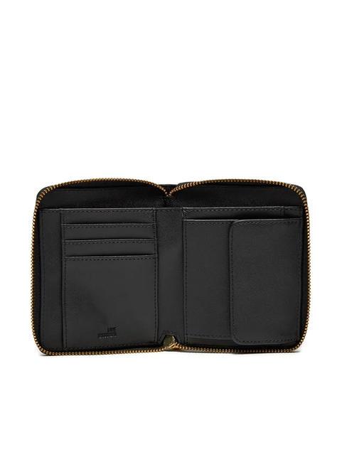 PAILLETTES Petit portefeuille zipp&eacute; autour Noir - Portefeuilles Femme