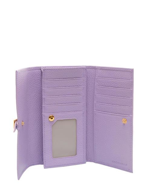 CHERRY  Portefeuille en cuir grainé lav./lav. - Portefeuilles Femme