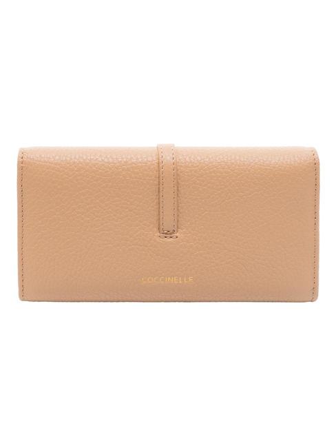 CHERRY  Portefeuille en cuir grainé grillé - Portefeuilles Femme