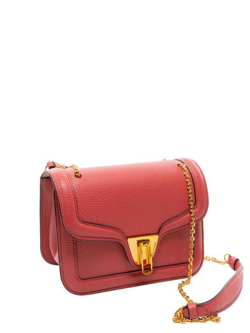 NEW MARVIN TWIST Sac bandoulière micro, en cuir canneberges - Sacs pour Femme
