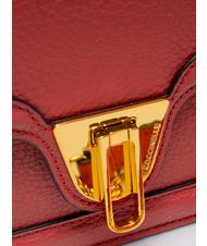 COCCINELLE NEW MARVIN TWIST Sac bandoulière micro, en cuir canneberges - Sacs pour Femme - 5