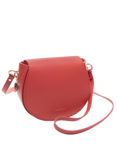 ALPHA  Mini sac bandouli&egrave;re, en cuir canneberges - Sacs pour Femme