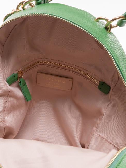 ALPHA Sac &agrave; dos en cuir martel&eacute; menthe poivr&eacute;e - Sacs pour Femme