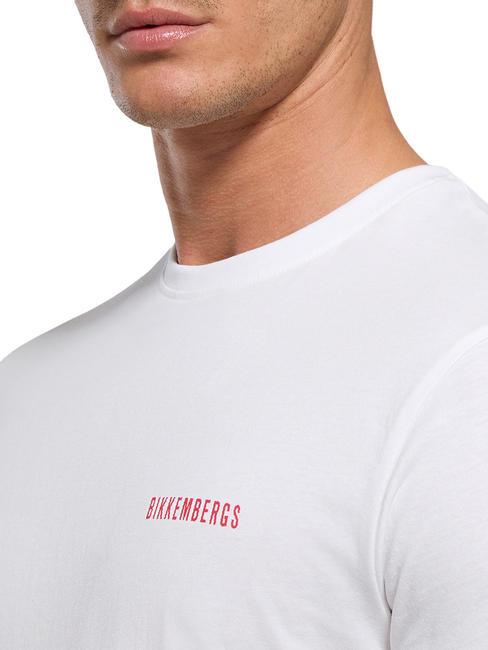 VERTICAL STRIPES T-shirt en cotton blanc - T-shirt