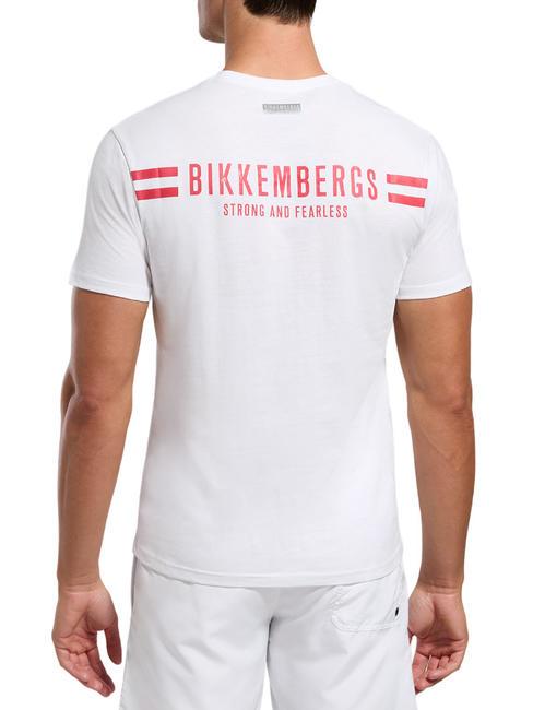 VERTICAL STRIPES T-shirt en cotton blanc - T-shirt