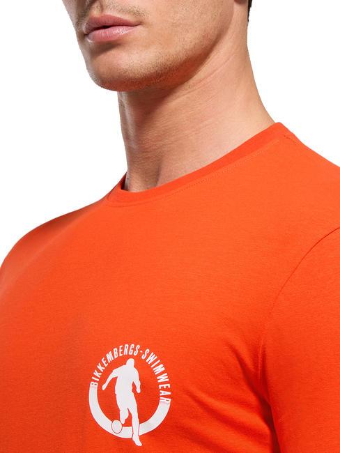 PUPINO  T-shirt à manches courtes orangecom - T-shirt