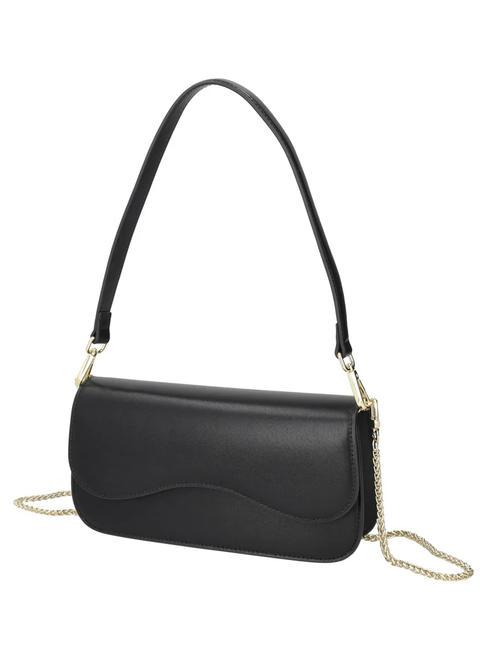 CAFFE Sac bandoulière en cuir Noir - Sacs pour Femme