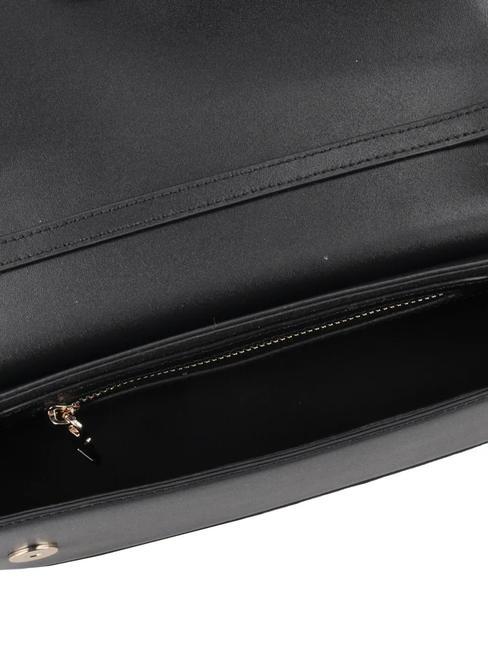 CAFFE Sac bandoulière en cuir Noir - Sacs pour Femme