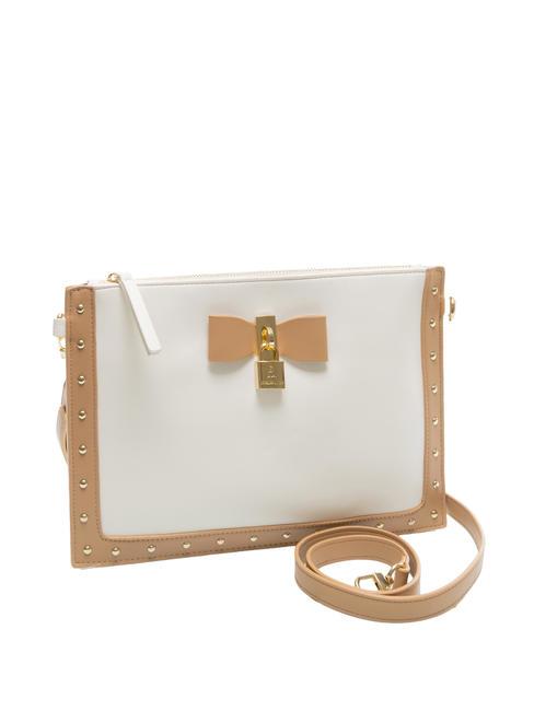 LA LA LAND Pochette à bandoulière plate blanc/beige - Sacs pour Femme