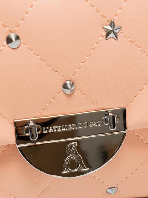 REBECCA Sac matelassé à rabat pêche - Sacs pour Femme