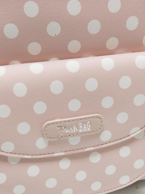 LADY Sac à dos à pois avec écharpe sable/blanc - Sacs pour Femme