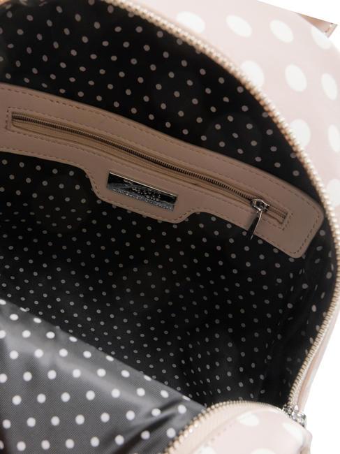 LADY Sac à dos à pois avec écharpe sable/blanc - Sacs pour Femme