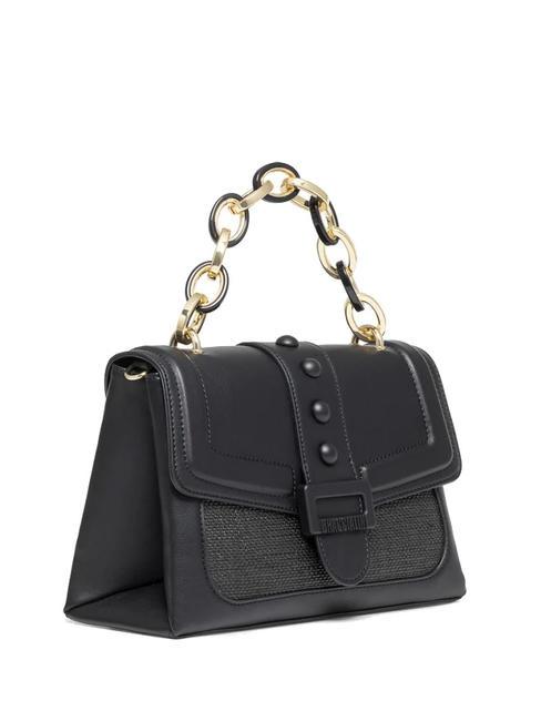CHAIN Sac &agrave; main avec bandouli&egrave;re noir - Sacs pour Femme