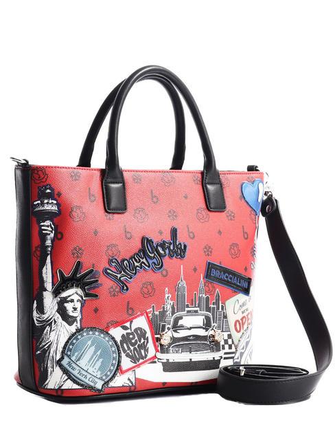 TUA CARTOLINE New York Sac &agrave; main, avec bandouli&egrave;re multi - Sacs pour Femme