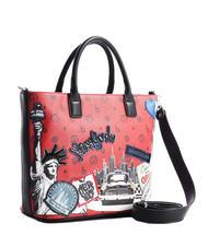 BRACCIALINI TUA CARTOLINE New York Sac &agrave; main, avec bandouli&egrave;re multi - Sacs pour Femme - 2
