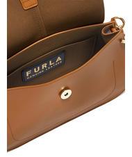FURLA FLOW M Sac à main M en cuir Brandy - Sacs pour Femme - 4