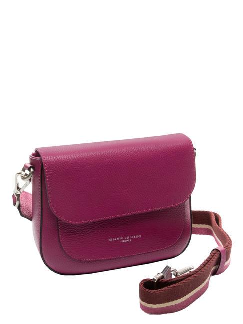 ALLY  Mini sac bandouli&egrave;re, en cuir rose vif - Sacs pour Femme