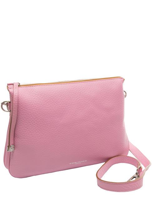 MIA Sac en cuir martelé avec bandoulière rosa-nature - Sacs pour Femme