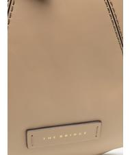 THE BRIDGE BRIGIDA Sac hobo porté épaule en cuir ab naturel. or - Sacs pour Femme - 3
