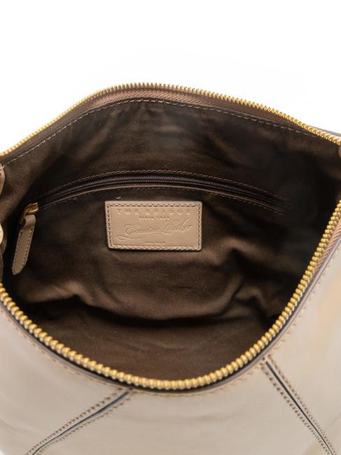 BRIGIDA Sac hobo porté épaule en cuir ab naturel. or - Sacs pour Femme