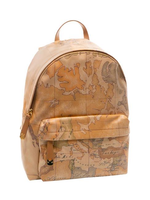 GEO CLASSIC Sac &agrave; dos rond NATUREL - Sacs pour Femme