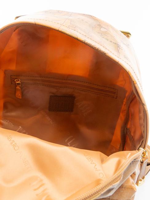 GEO CLASSIC Sac &agrave; dos rond NATUREL - Sacs pour Femme