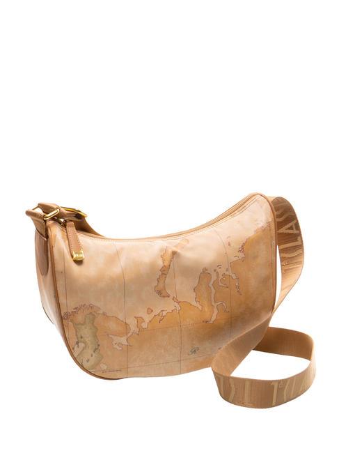 GEO CLASSIC Sac croissant d'épaule moyen NATUREL - Sacs pour Femme