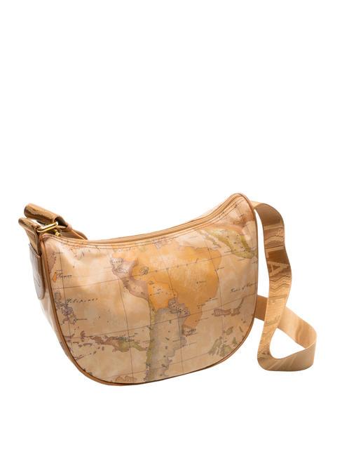 GEO CLASSIC Petit sac porté épaule croissant NATUREL - Sacs pour Femme