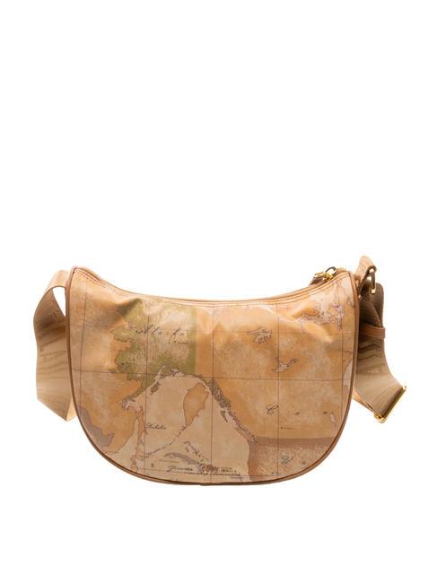 GEO CLASSIC Petit sac porté épaule croissant NATUREL - Sacs pour Femme
